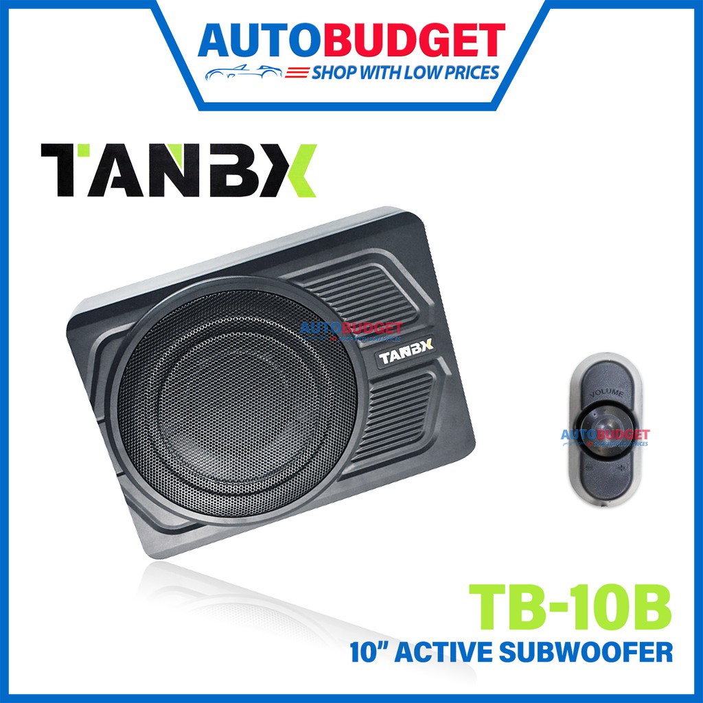 TANBX 10" Active Subwoofer with Bass Controller TB10B 600 Watts