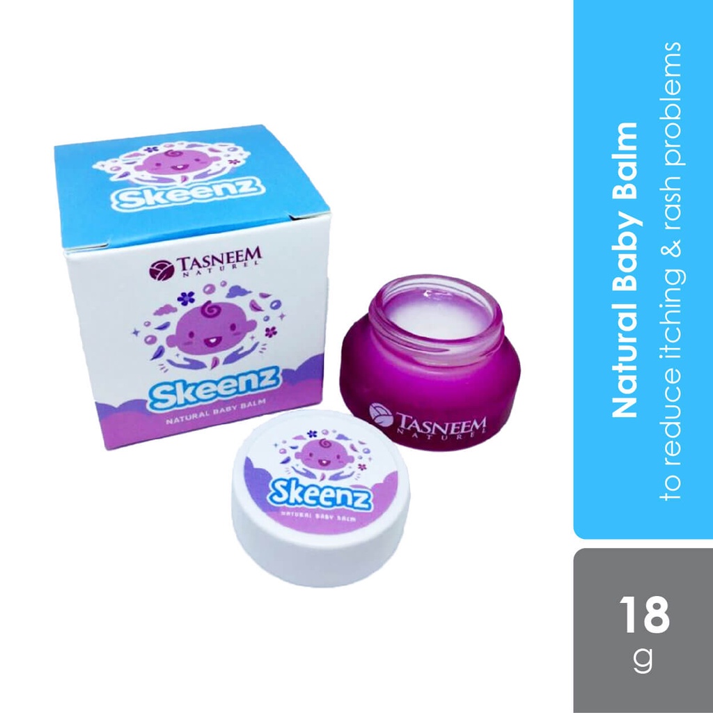 Tasneem Naturel Skeenz untuk Baby Bayi Ekzema Ruam Badan Merah
