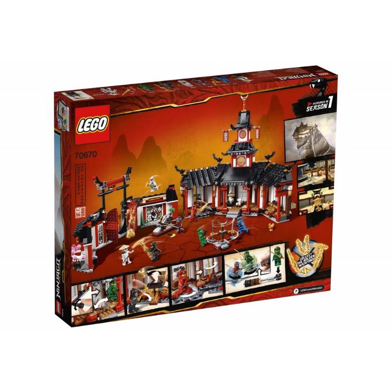 TENMA LEGO Ninjago 70670 Monastery of Spinjitzu Toys for Kids Boys Girls Shopee Malaysia