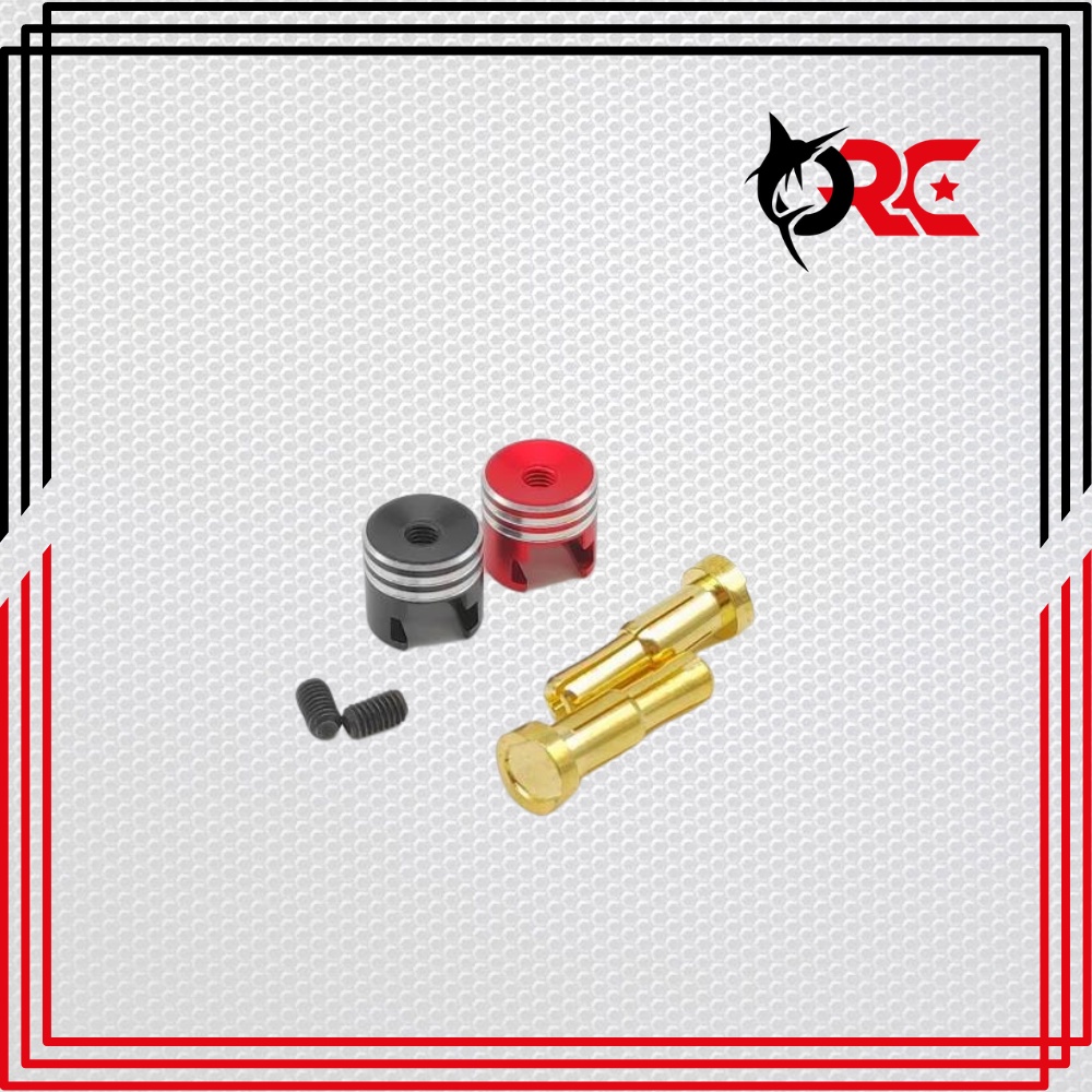Heatsink Bullet Plug Grips with 4 to 5mm Bullets (Black/Red) | Shopee ...