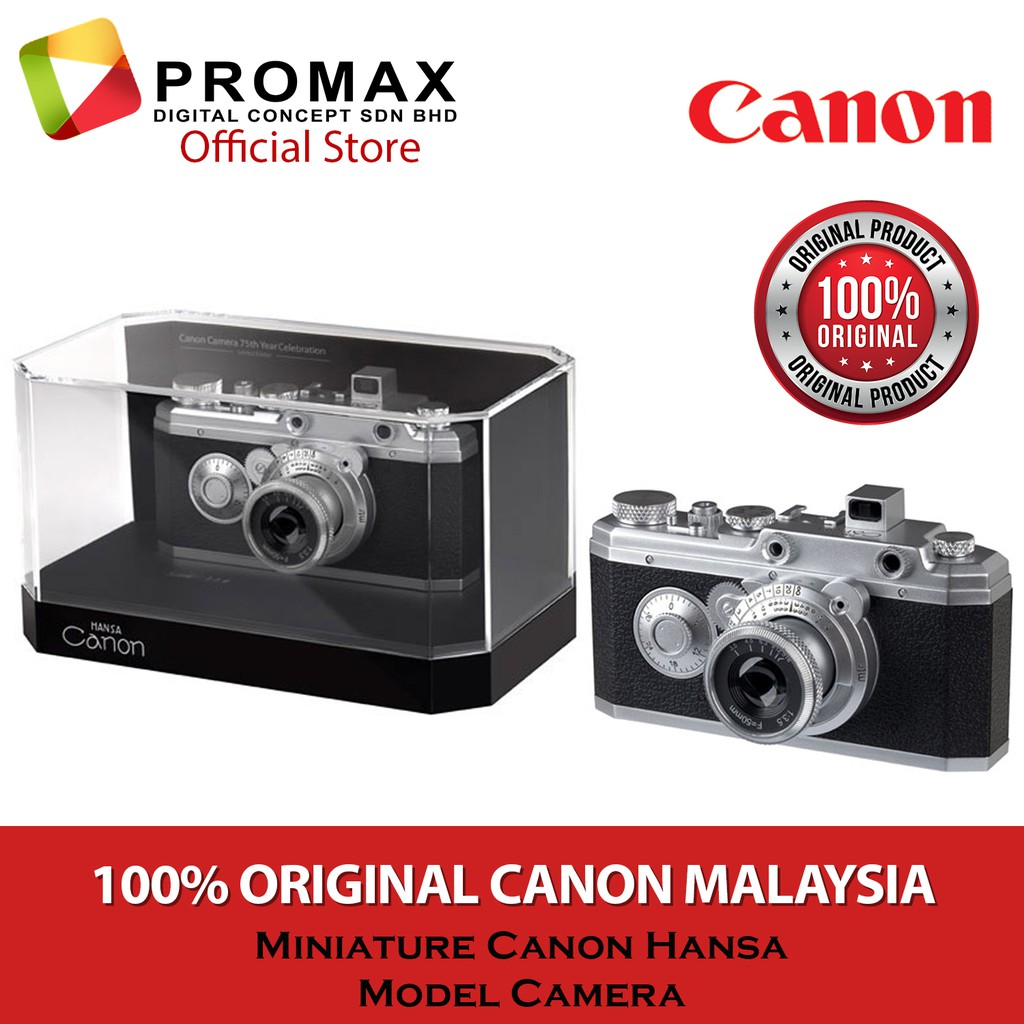 Miniature Canon Hansa Model Camera 100 Original Canon Malaysia