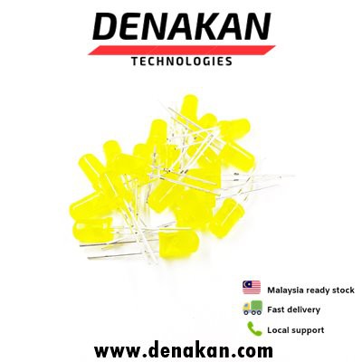 Yellow LED Light Emitting Diode 5mm Arduino 10pcs | Shopee Malaysia