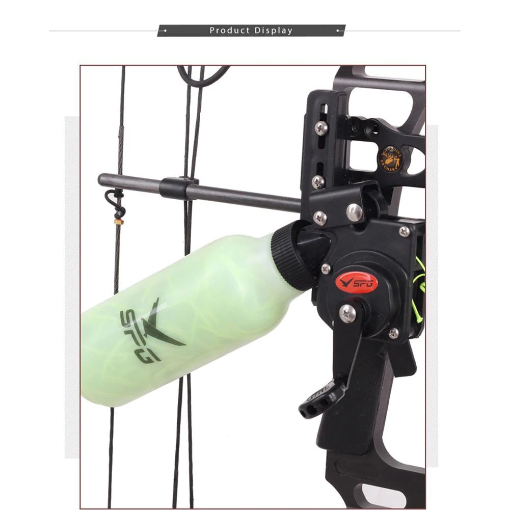 Archery bow fishing reel for compound bow