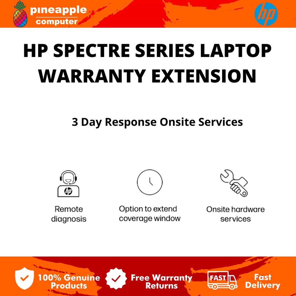 HP Laptop Extended Warranty HP Spectre Series Laptop Warranty