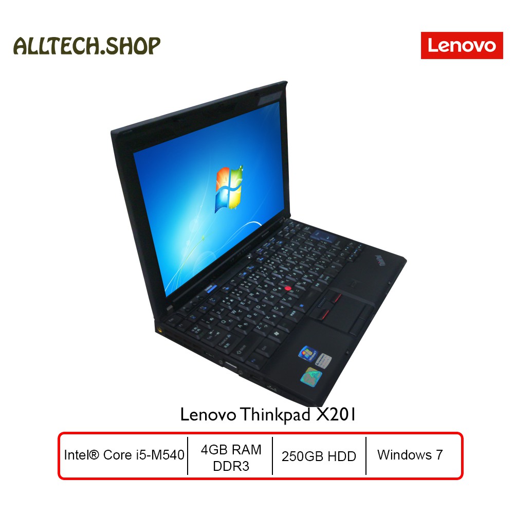 小型軽量 Lenovo Thinkpad X201 (Corei5-540M /4GB/750GB)-