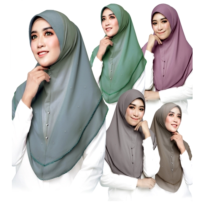 Fully Instant Shawl Two Layer Full Cover Inner Muslim Head Wear Slip On Shawl Shopee Malaysia
