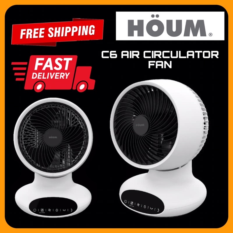 Houm Air Circulation Fan C6 C8 Table Desk Fan Kipas Meja Circulator