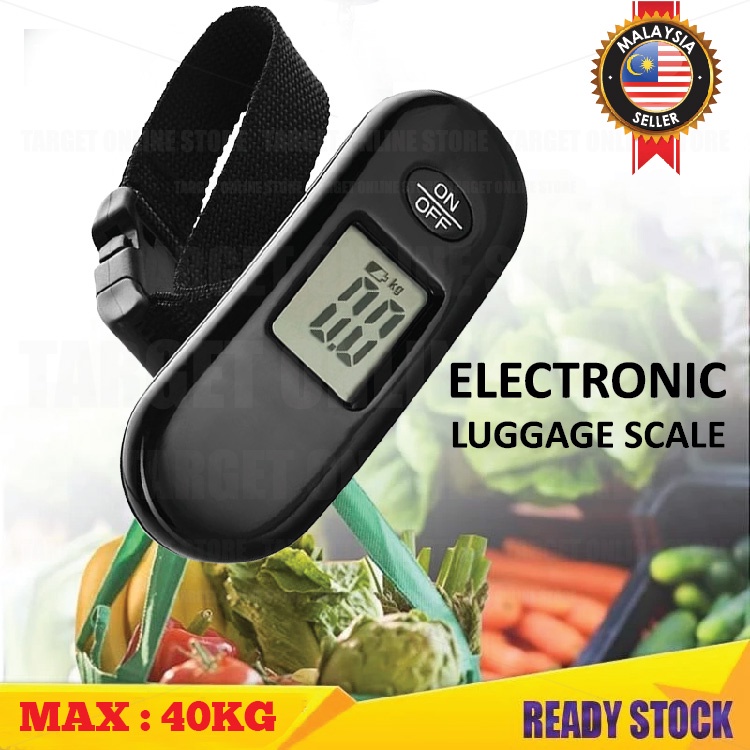 40kg 100g Electronic Digital Luggage Scale Portable Weighing