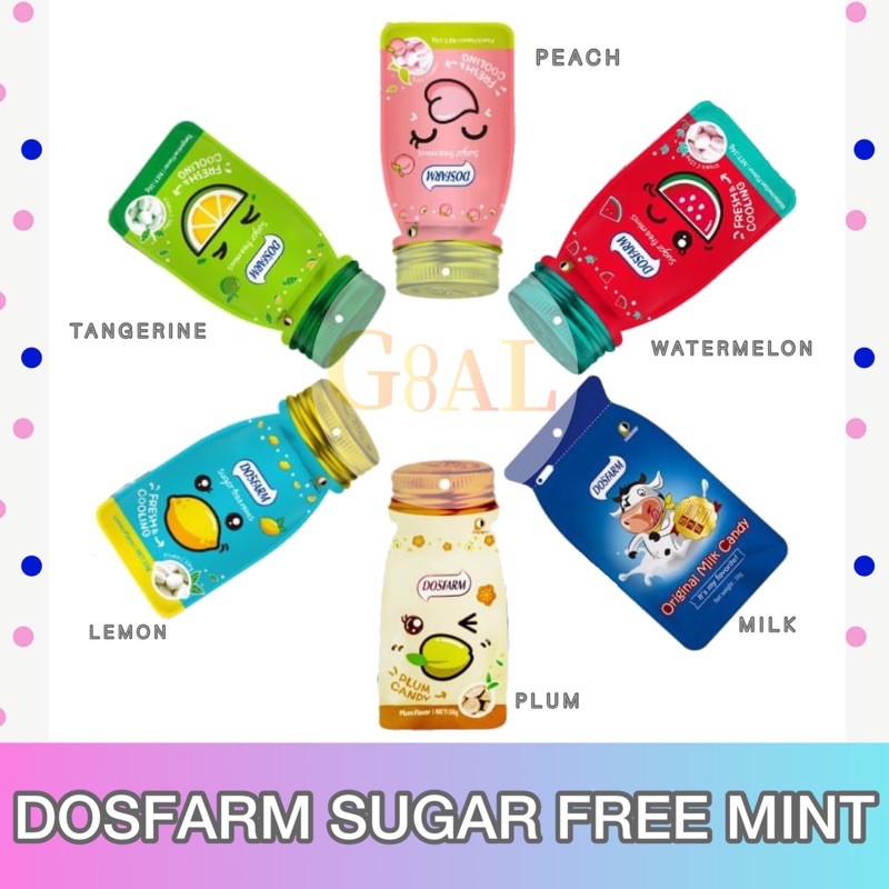 (🇲🇾BESTBUY/READYSTOCK)🔥DOSFARM SUGARFREE COOLING MINT NEW HALAL ...