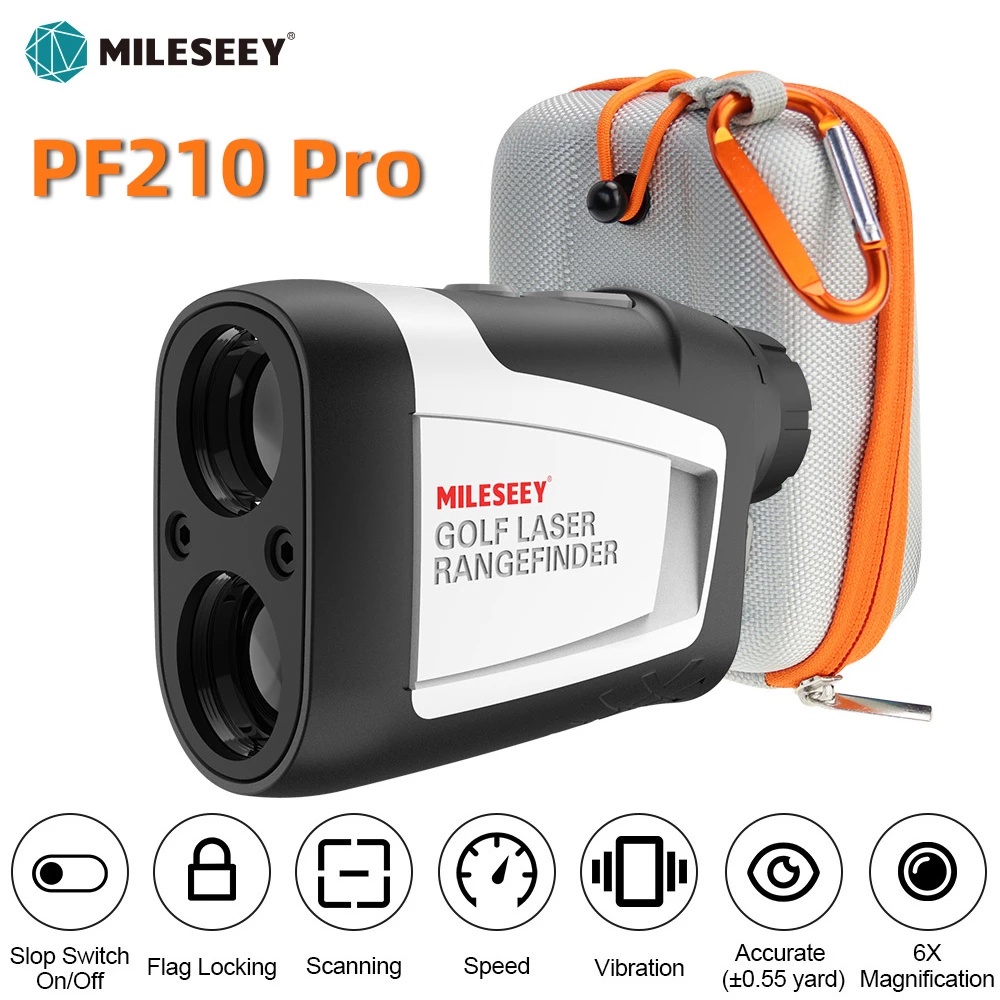 Mileseey PF210 Pro Golf Laser Rangefinders 600M Slop Switch High