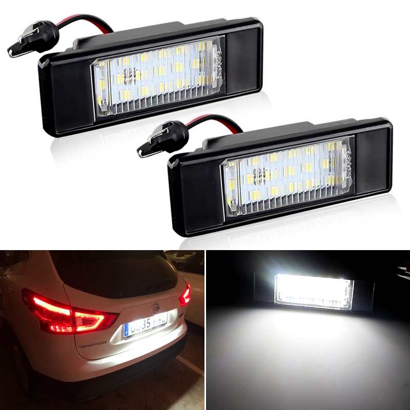 2pcs LED License Plate Light Lamps For Nissan Armada Rogue Sport only ...