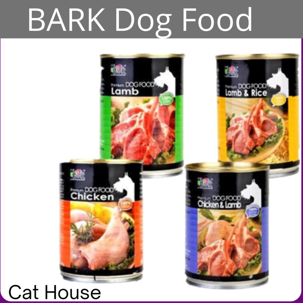 BARK Premium Dog Canned Food Wet Can Pet Food Chicken/Lamb (375g