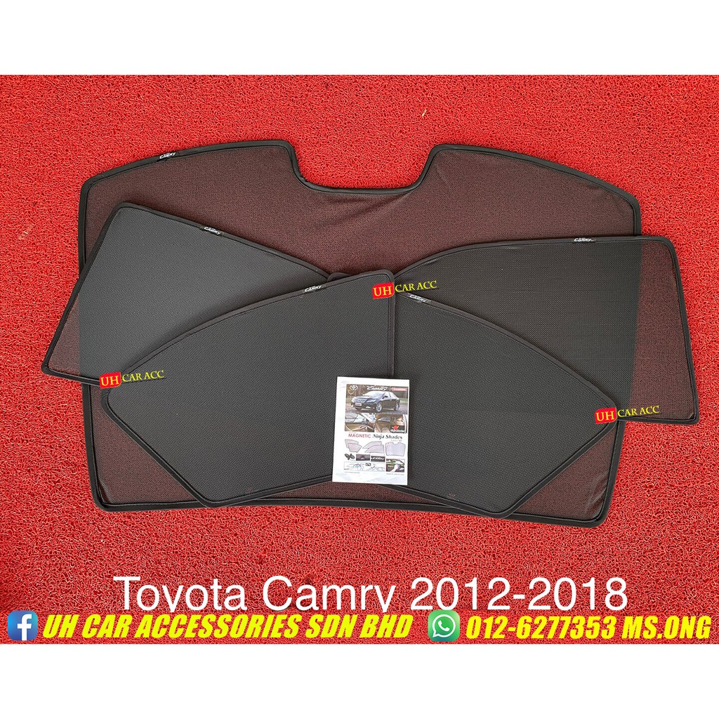 Toyota Camry 2012-2018 Ninja Folding Magnetic Magnet Sun Shade Window ...