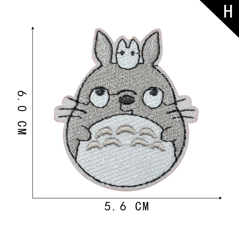 Anime Miyazaki Hayao Spirited Away No Face Man My Neighbor Totoro Patch Diy Sew On Iron On 9991