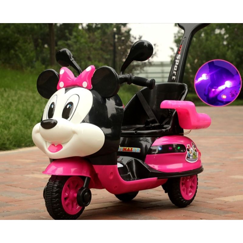 Minnie Mouse Electric Motorcycle Kid Ride on Superbike Children bike ...