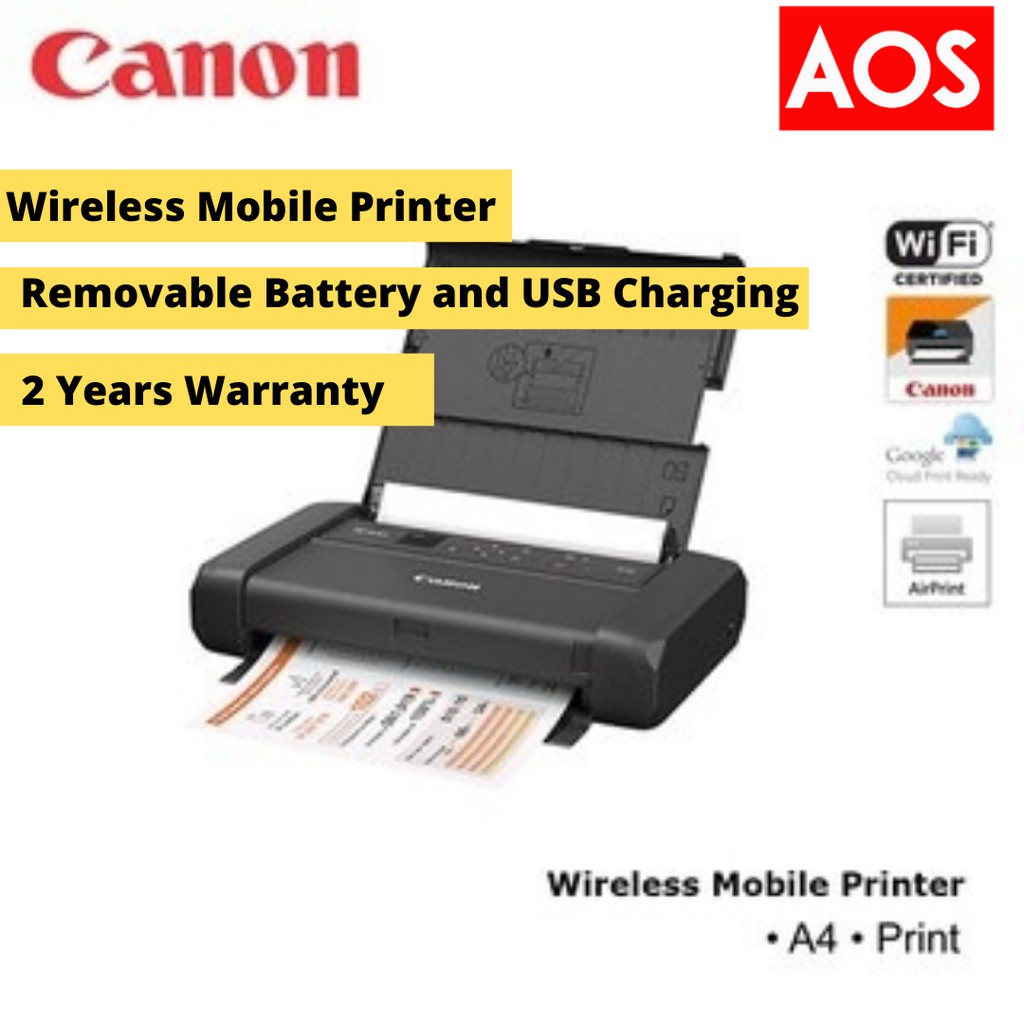 Inkjet Printers - PIXMA TR150 (With Removable Battery) - Canon Malaysia