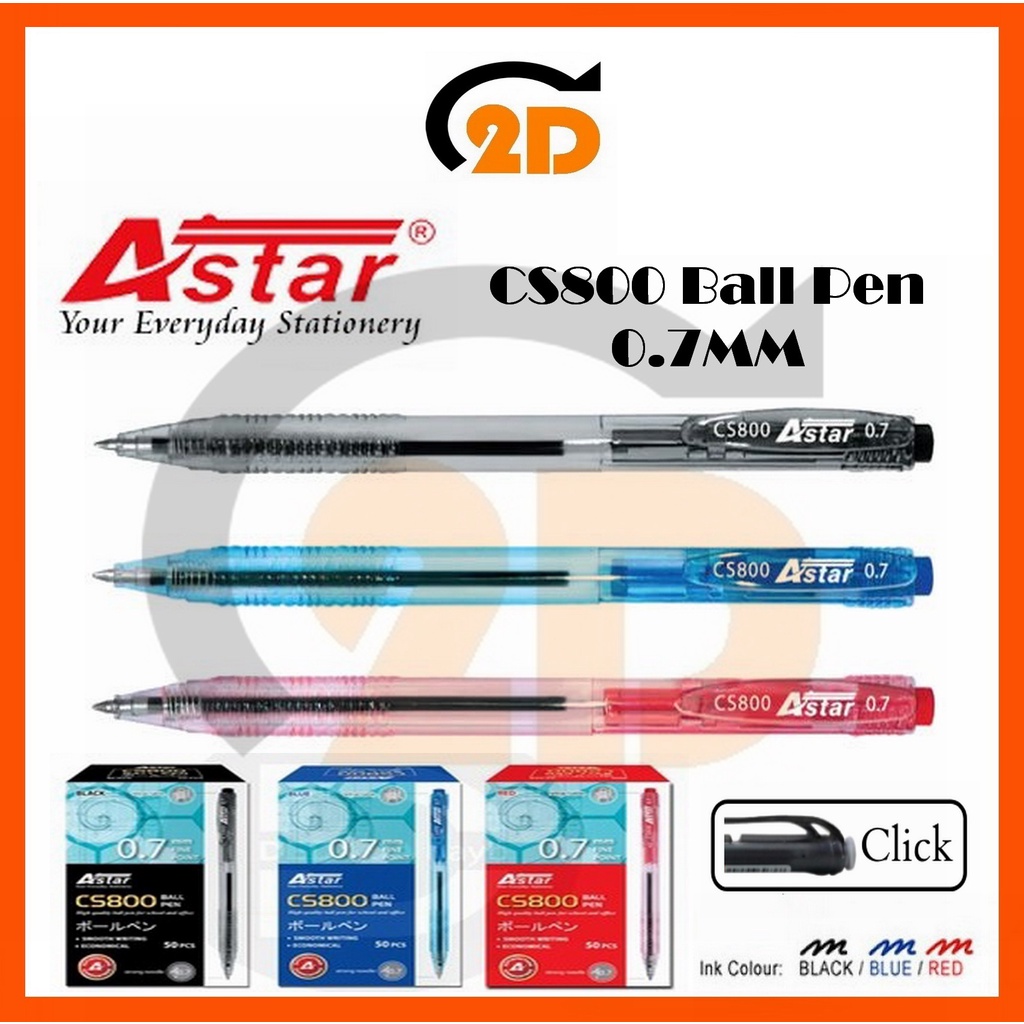 Astar Ball Pen CS800 0.7MM Shopee Malaysia