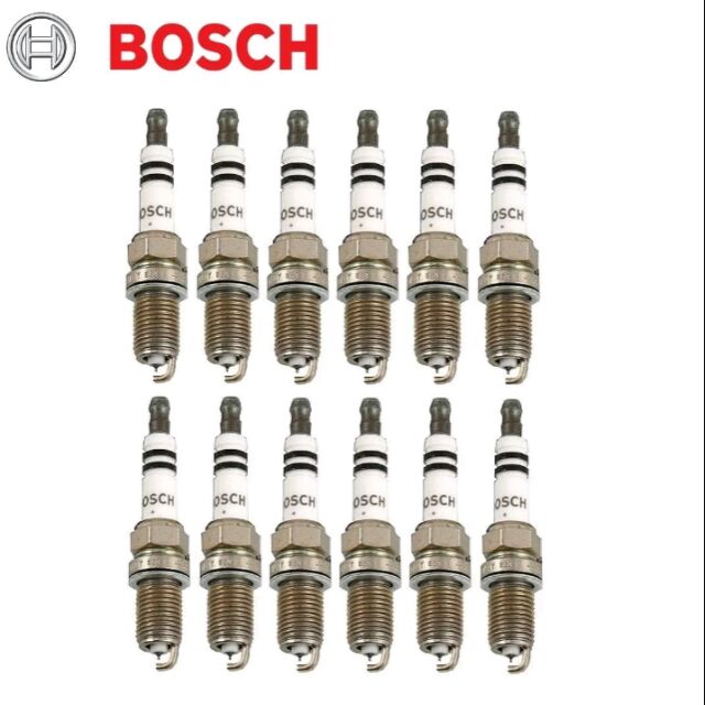 12pcs Bosch Double Platinum Spark Plug for Mercedes Benz W210/W211/W220 (M112 V6 Engine / M113
