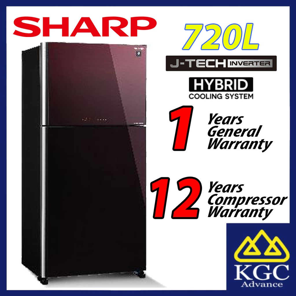 Sharp J-Tech Inverter Pelican Refrigerator (720L) | Shopee Malaysia