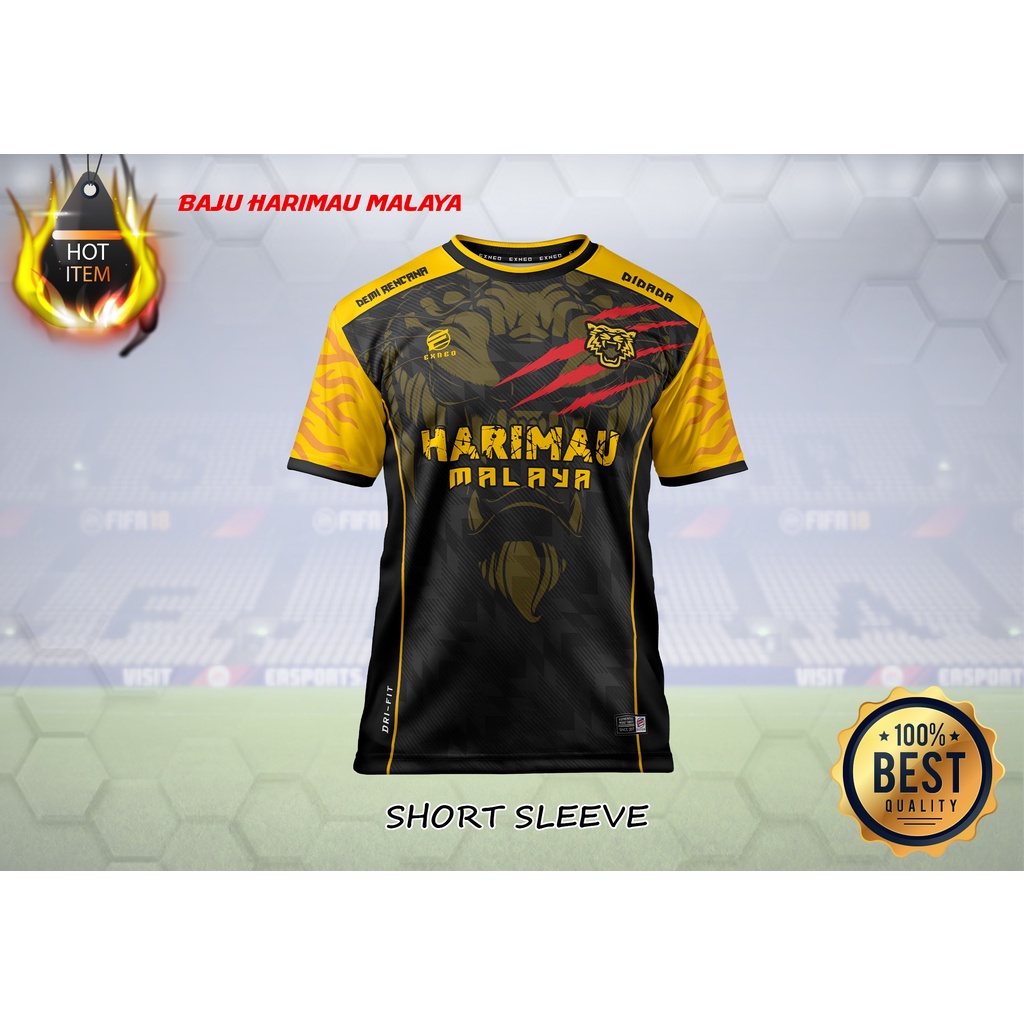 Limited EditionNew 2022 Baju Jersi Harimau Malaya Full Sublimation ...