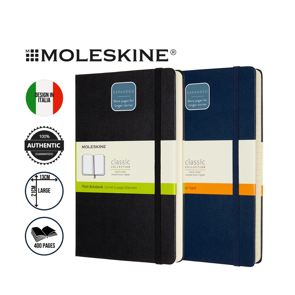 Moleskine 2024 Planner Notebook,400 Page with line,70g Acid-Free