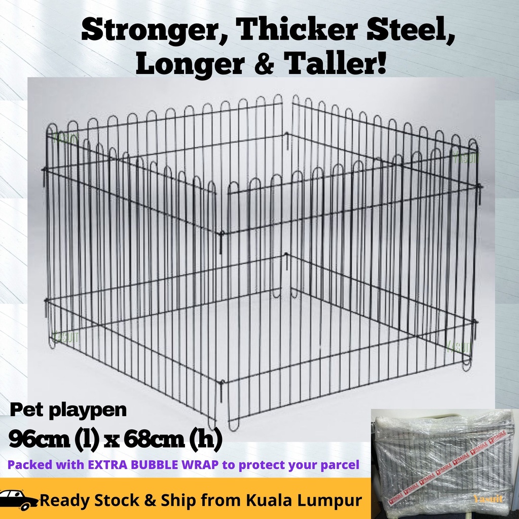 Pet Playpen 1, 2, 3, 4, 5, 6 or 7 pieces Dog Rabbit Tortoise Garden