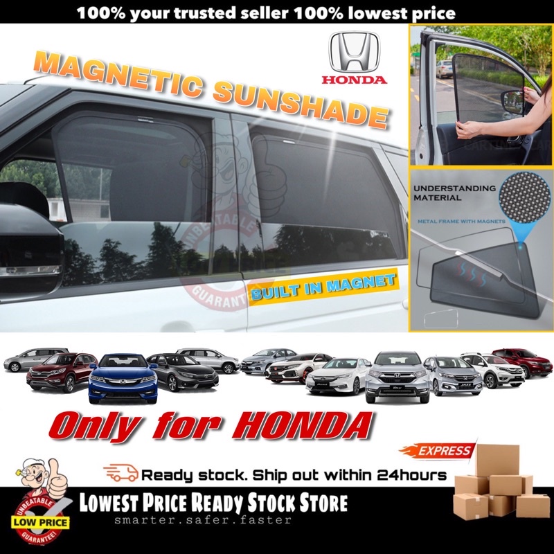 Sunshade) compatible for Honda ACCORD HRV 2022 BRV CRV CITY