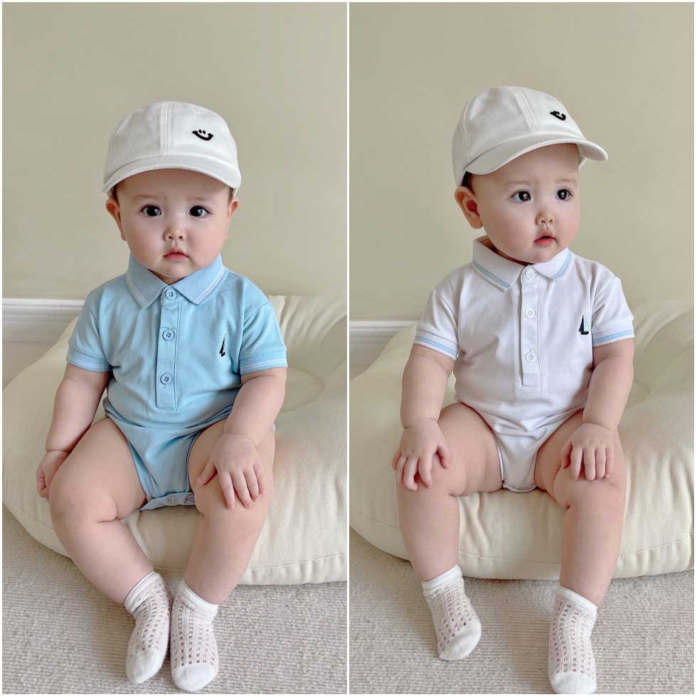 Infants Toddlers Rompers Baby Boy Triangle Romper Newborn Jumpsuit Baby Romper Clothes Summer Fashion Tide Shopee Malaysia