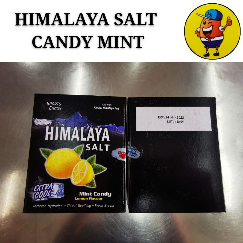 12 Packs Himalaya Salt Mint Candy Cool Sweets Natural Lemon Flavour Fresh  Breath