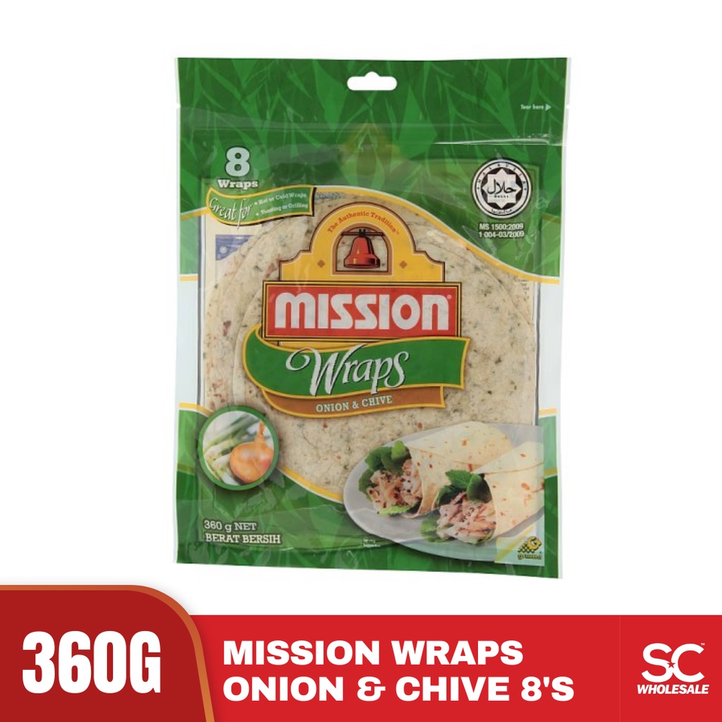 Mission Wraps Onion & Chive 8's 360g Shopee Malaysia