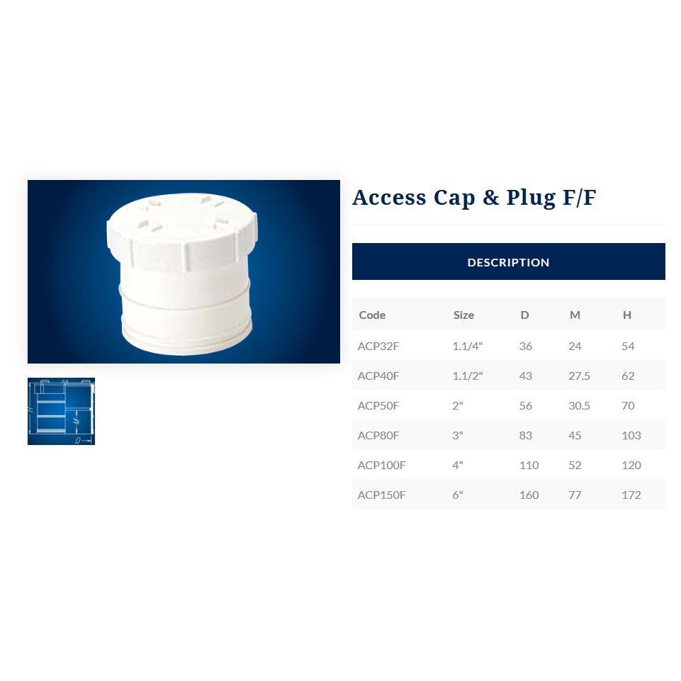 UPVC Hydroponic Fitting Access Plug / Cap | Shopee Malaysia