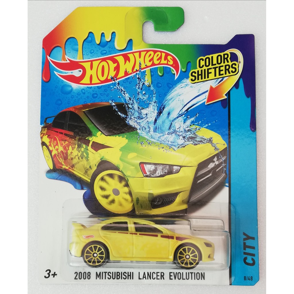 Hot Wheels 2008 Mitsubishi Lancer Evolution Color Shifters | Shopee ...