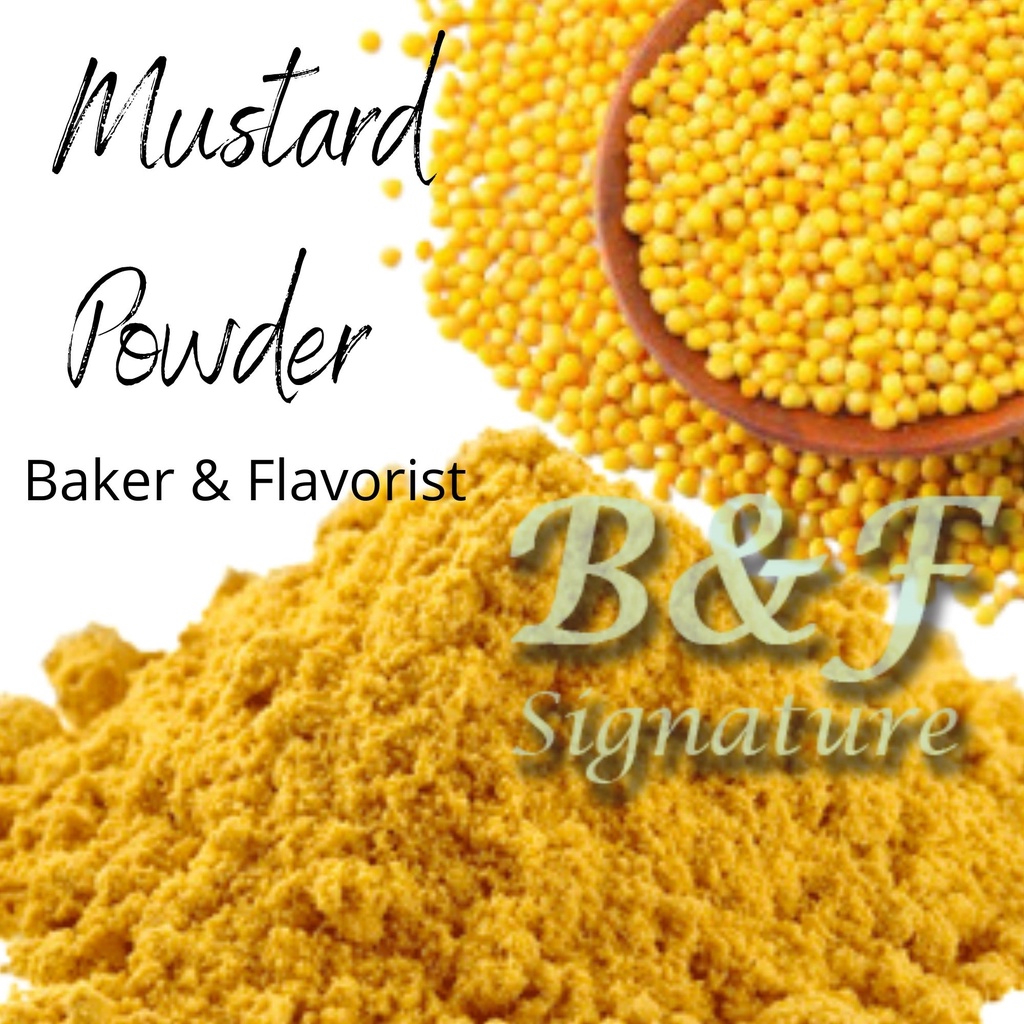 Yellow Mustard Powder 100g - 1000g 黄芥末粉 Serbuk Biji Sawi Kuning Herbs ...