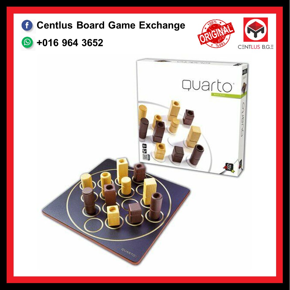 [Centlus] Quarto Board Game Shopee Malaysia