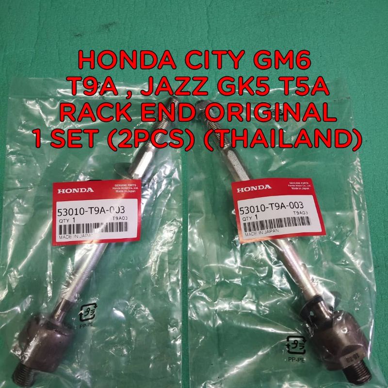 HONDA CITY GM6 T9A , JAZZ GK5 T5A RACK END ORIGINAL(THAILAND) 1SET ...