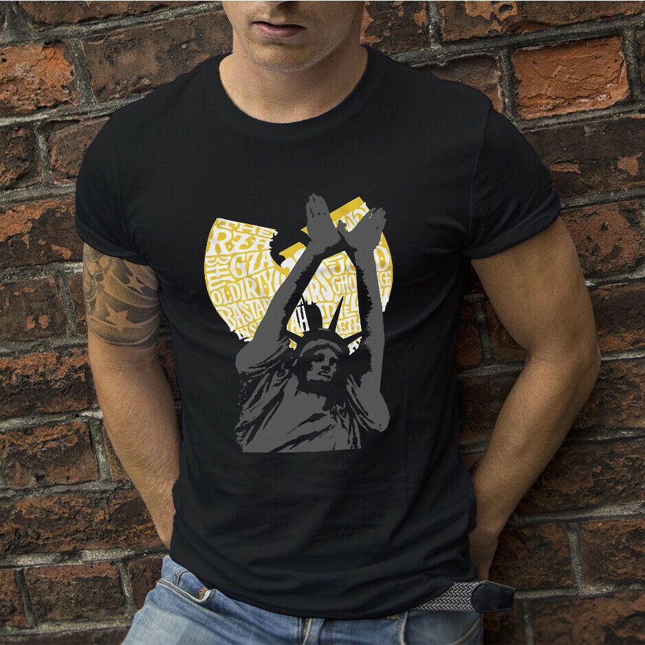 Wu Tang Clan Statue Of Liberty Tshirt Rza Gza Ghostface Killah Mf Doom ...