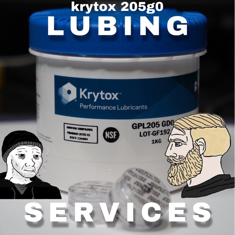 Switch Lubing Services Krytox205g0 Lube Mechanical Keyboard Switches
