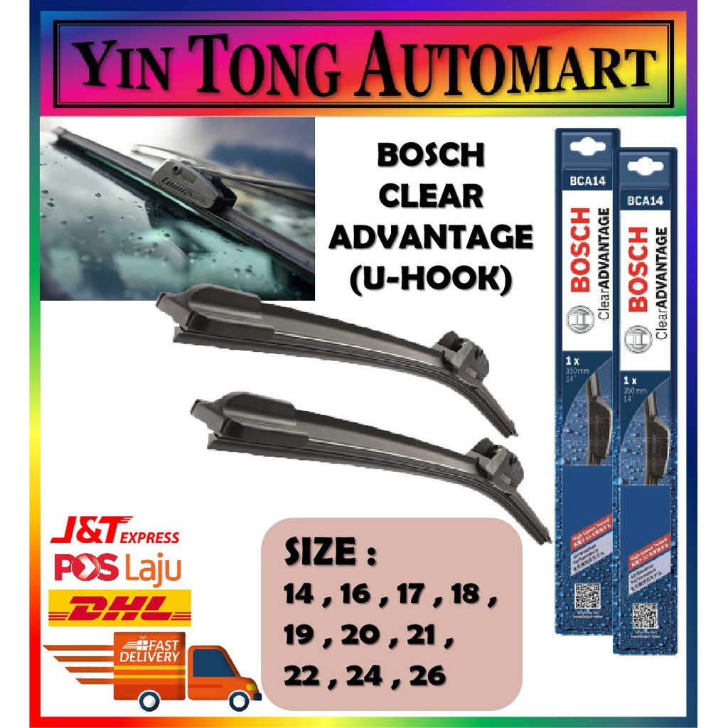 **100% ORIGINAL** BOSCH Clear Advantage Soft Wiper Blade BCA ...