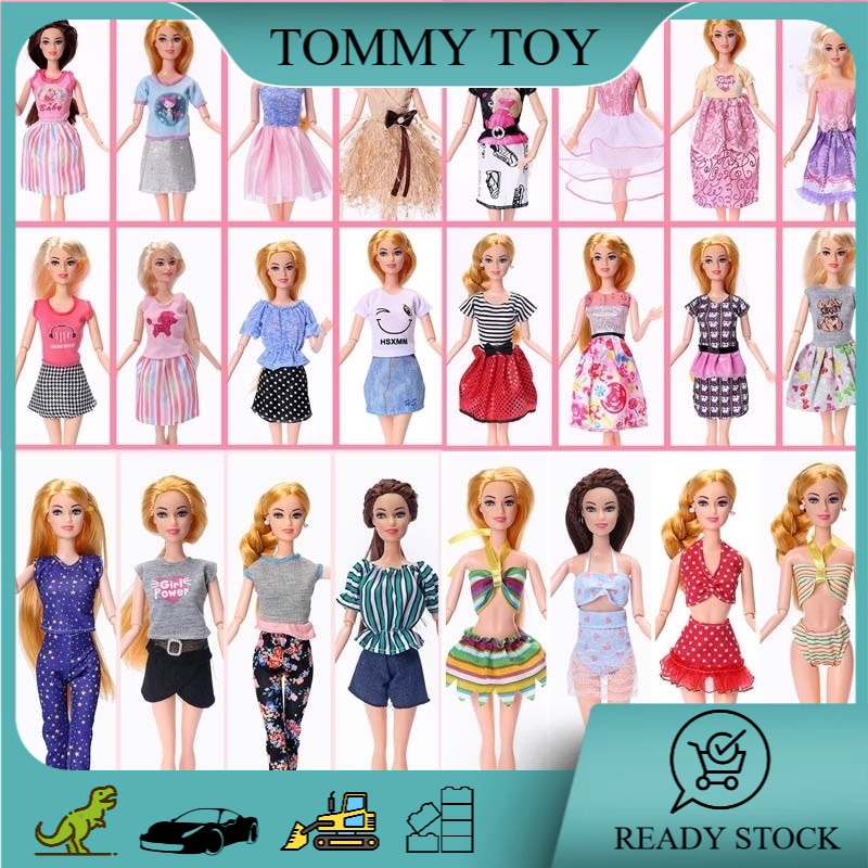 🇲🇾M’SIA STOCK🇲🇾30cm BB Dolls Dress Party Clothes Handmade Fashion Suit ...