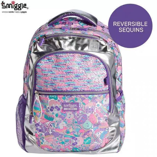 Smiggle store backpack sequins