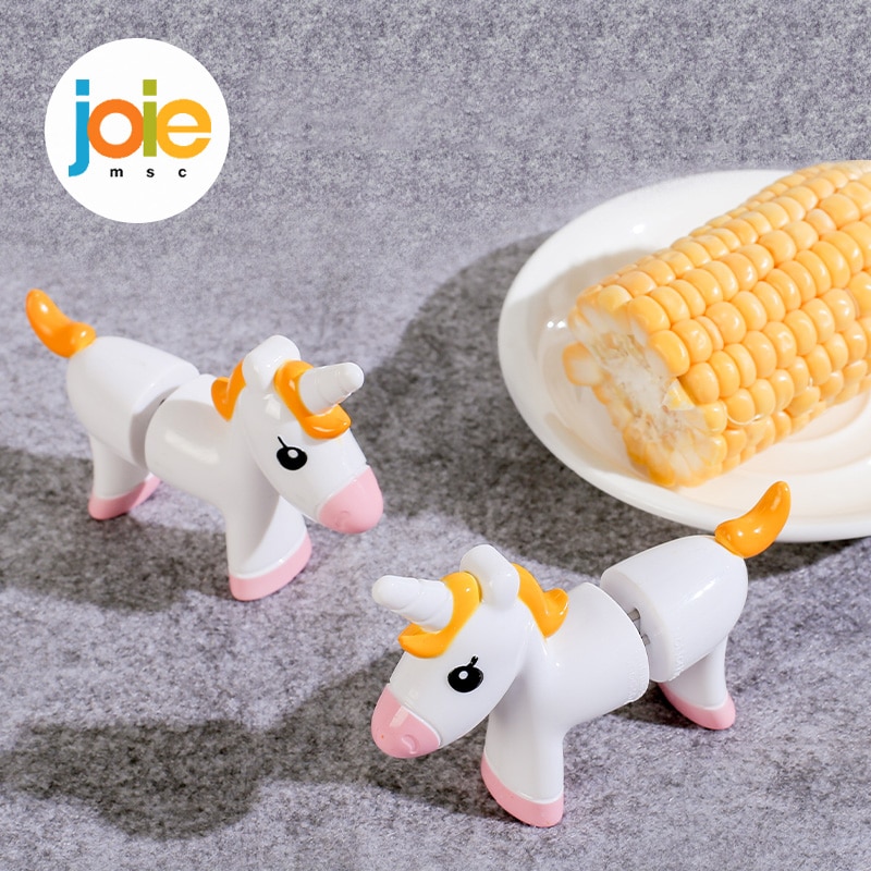 Joie Unicorn Interlocking Corn on the Cob Holders Insulation Stick Baby