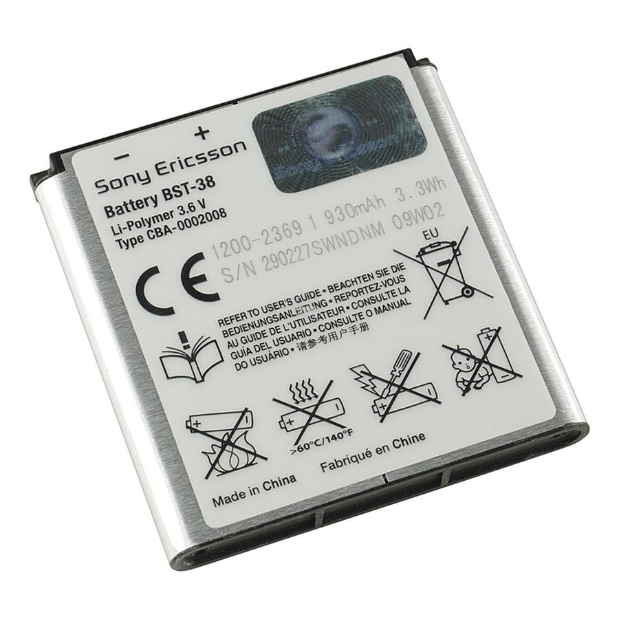 Sony Ericsson BST-38 BST38 W980 Z770i C510 C902 C905 K770 Battery ...