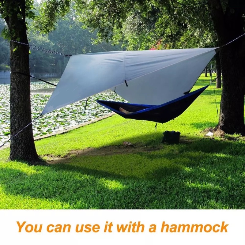 Ultralight Fly Hammock Camping Trap, Waterproof Outdoor Rain | Shopee ...