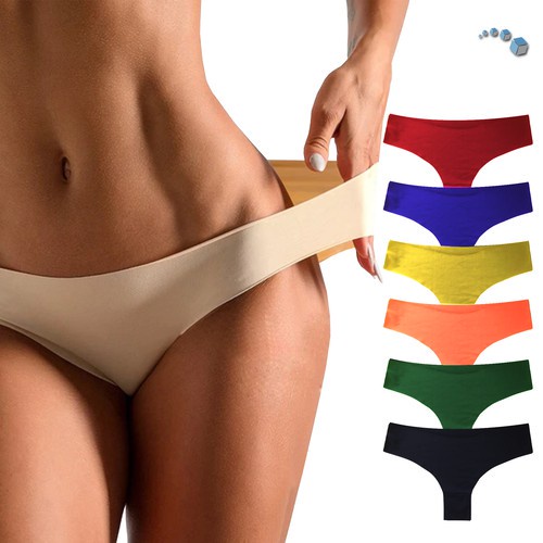 Underwear plus Size 3x Ladies Comfort Thong Ice Silk Seamless Low Waist T  Pants Sexy Panties Women's Thongs