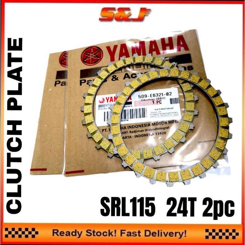 YAMAHA SRL115 24T SRL115FI 24T LAGENDA 115FI ORI CLUTCH DISC CLUTCH