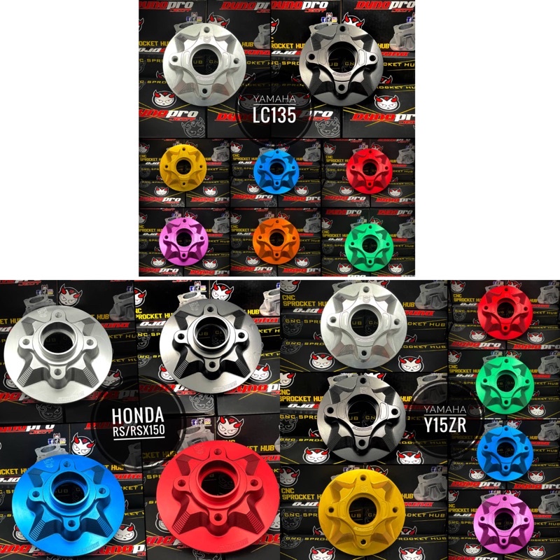 Dyno Pro Y15 Y16 Lc135 Rs150 Hub Cnc Alloy Use Rxz Lc Y110 Sprocket