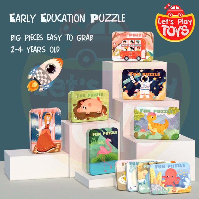 5 in 1 Big Size Fun Jigsaw Puzzle for Toddler Montessori Early ...