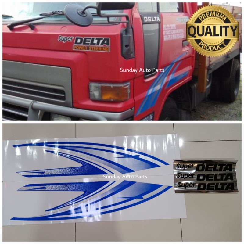 Daihatsu Delta V116/V99 Body Sticker/Door Sticker(1 Set) DV116/DV99 ...