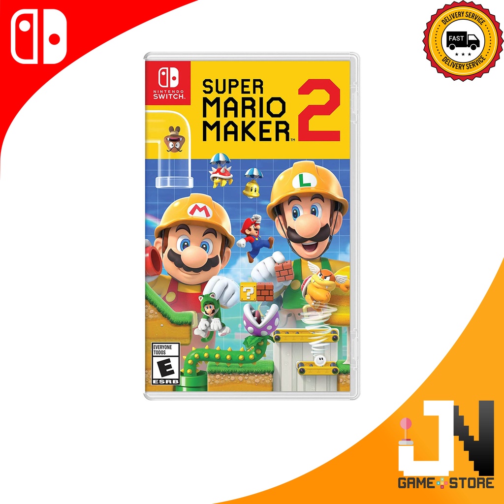 Nintendo switch super mario maker 2 shop bundle