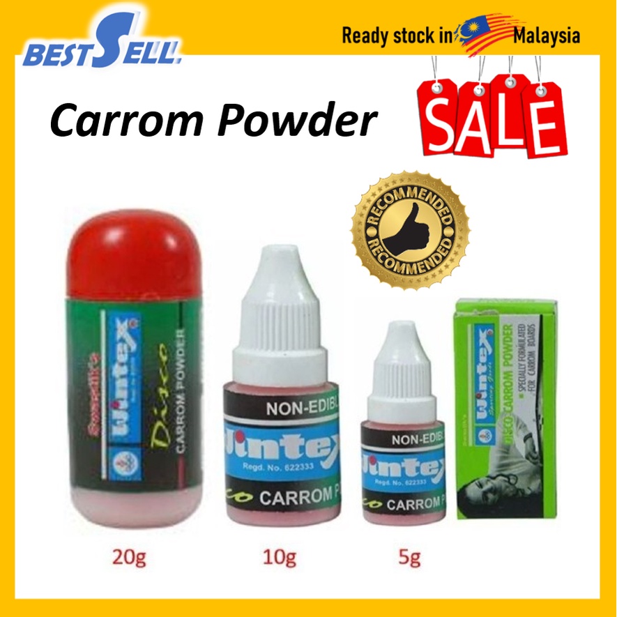 🔥SALE!!🔥DISCO CARROM POWDER 5g / 10g / 20g | Shopee Malaysia